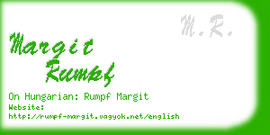 margit rumpf business card